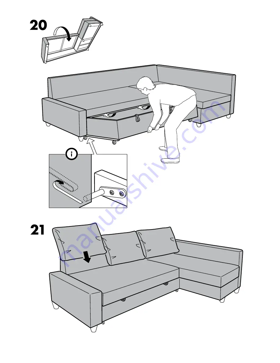 IKEA FRIHETEN Скачать руководство пользователя страница 27