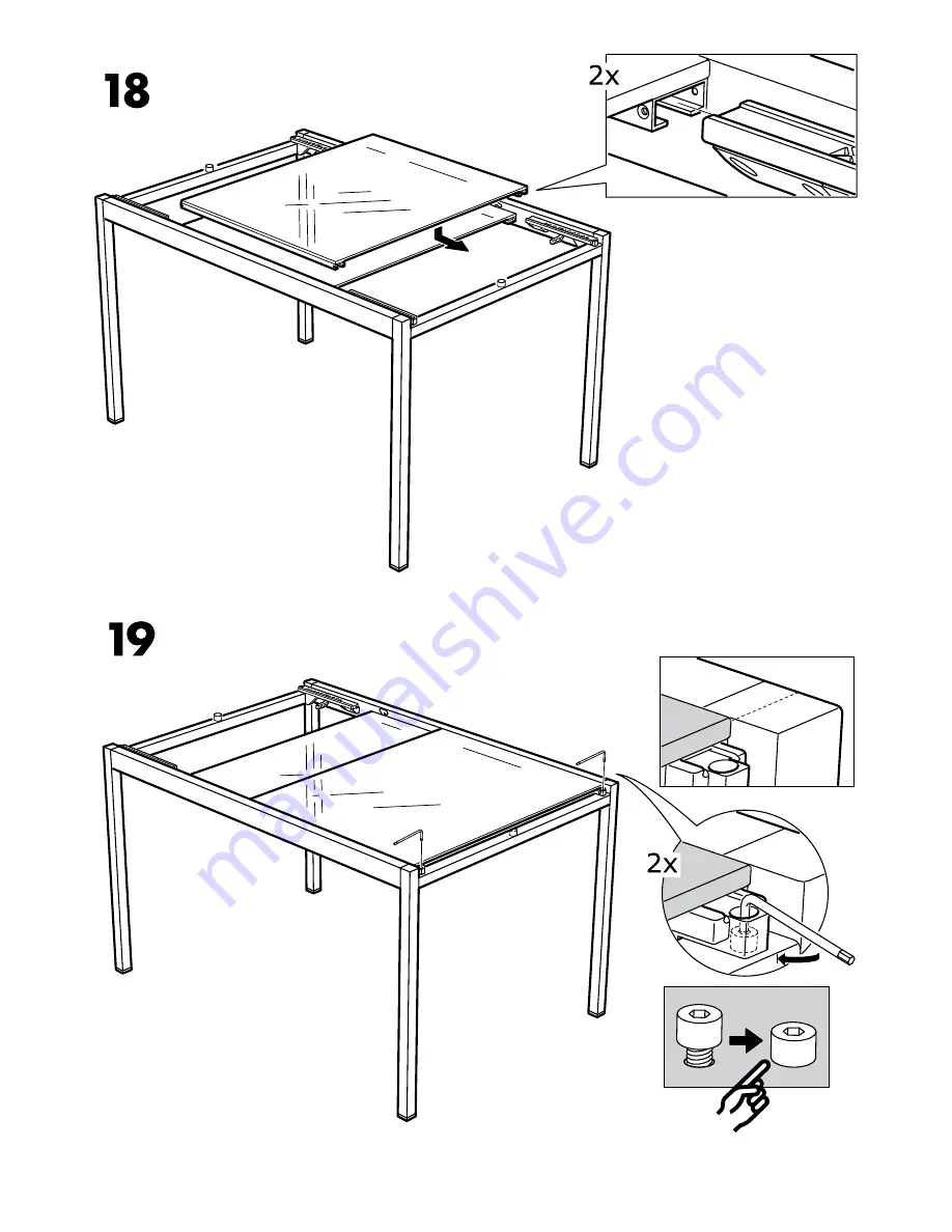 IKEA GLIVARP Assembly Instructions Manual Download Page 14