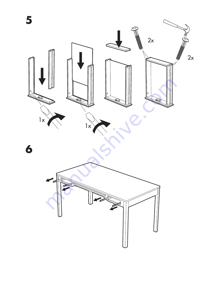 IKEA GUSTAV DESK 59X29 1/2