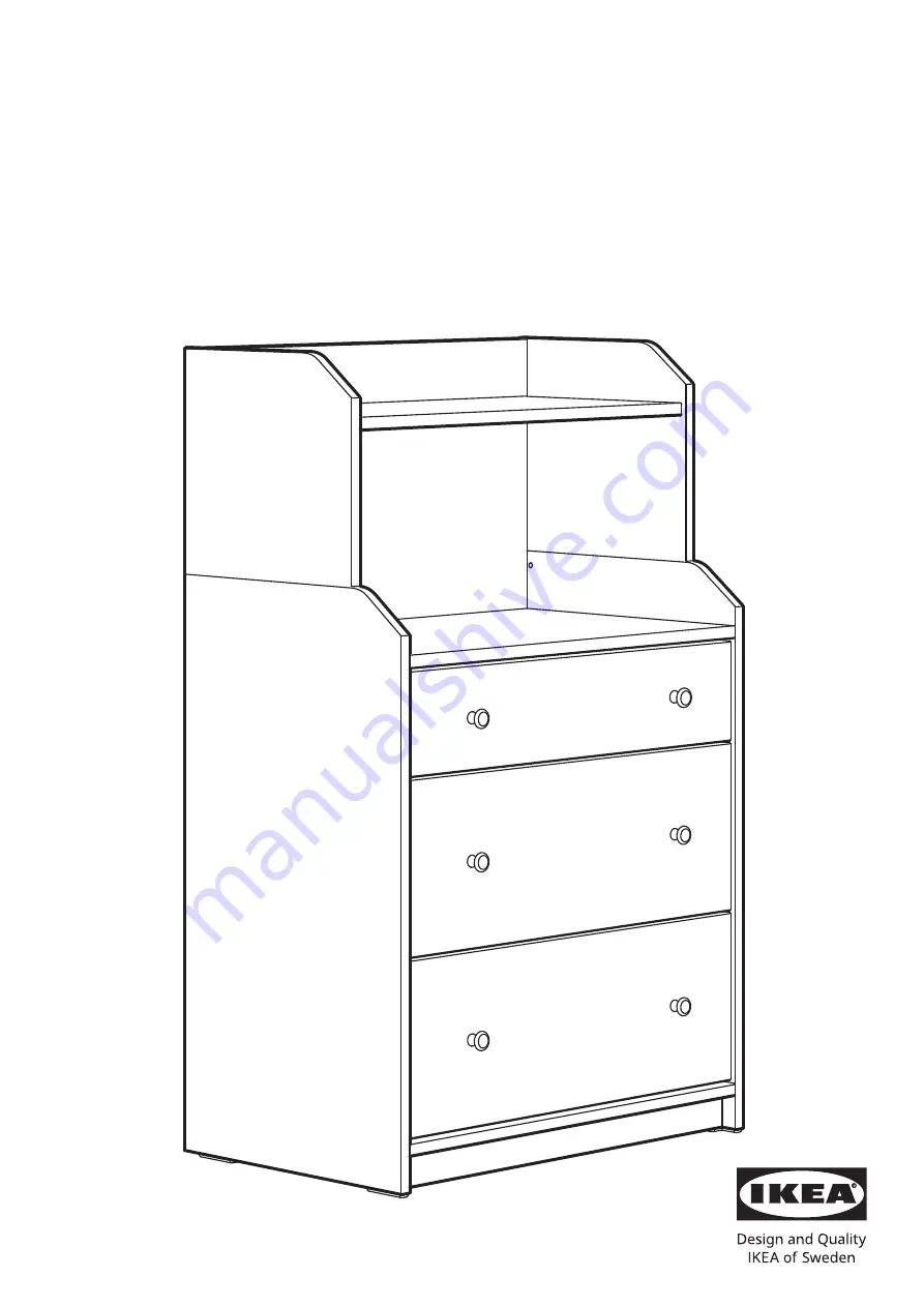 IKEA HAUGA 004.072.93 Manual Download Page 1