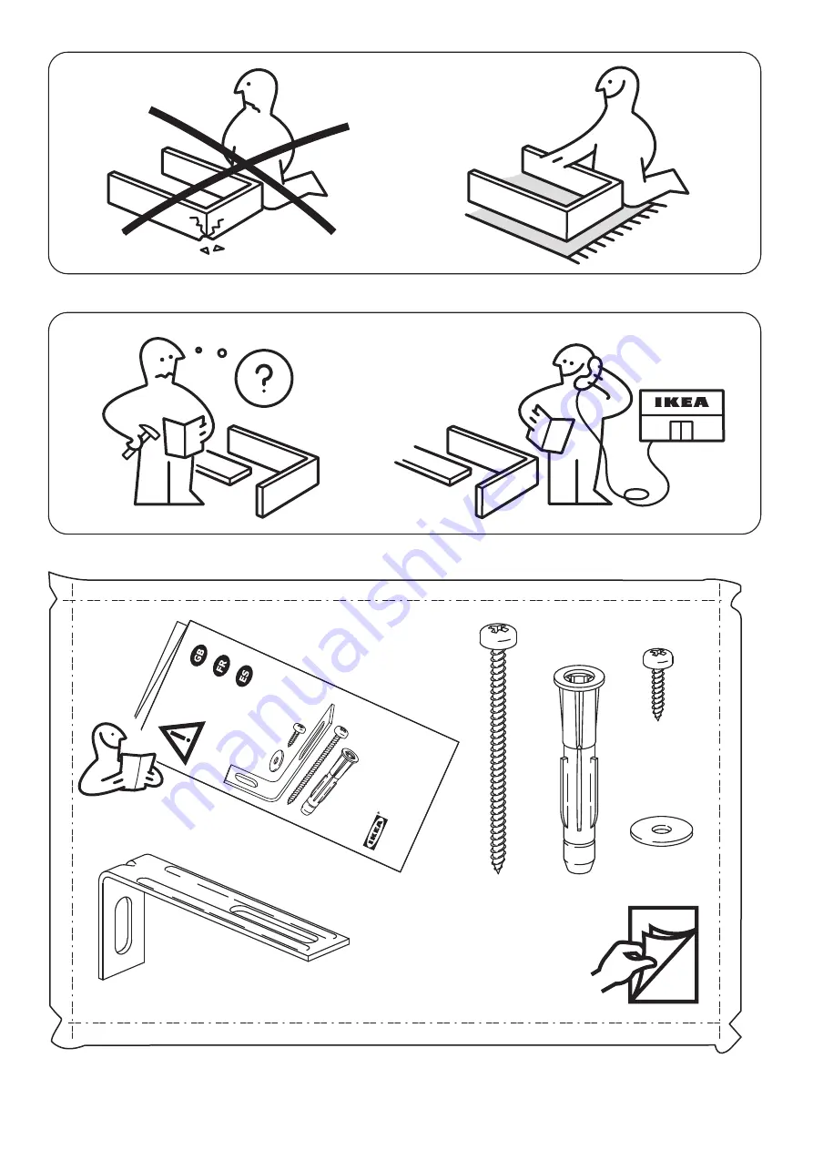 IKEA HAUGA 504.569.26 Скачать руководство пользователя страница 4