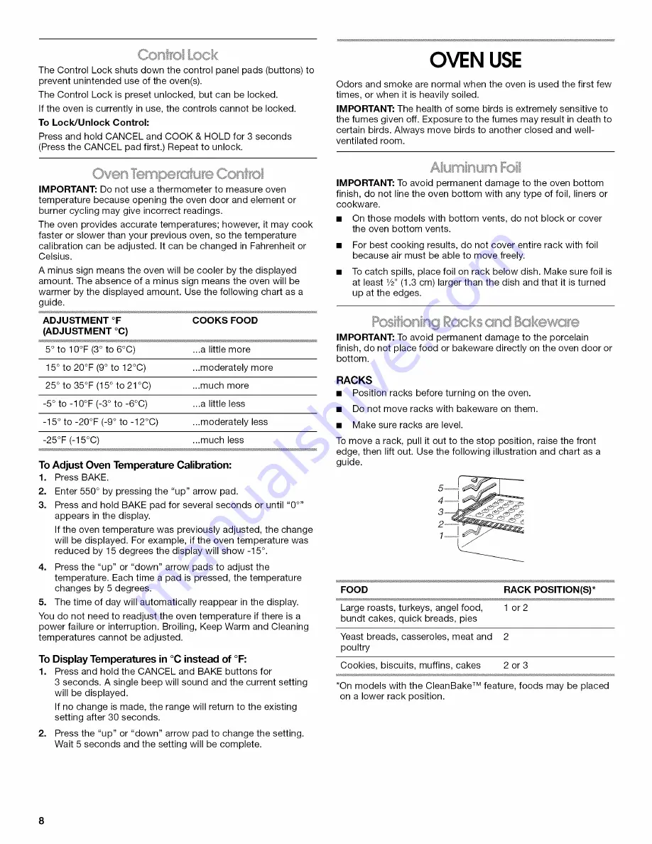 IKEA ISE630VS11 Use & Care Manual Download Page 8