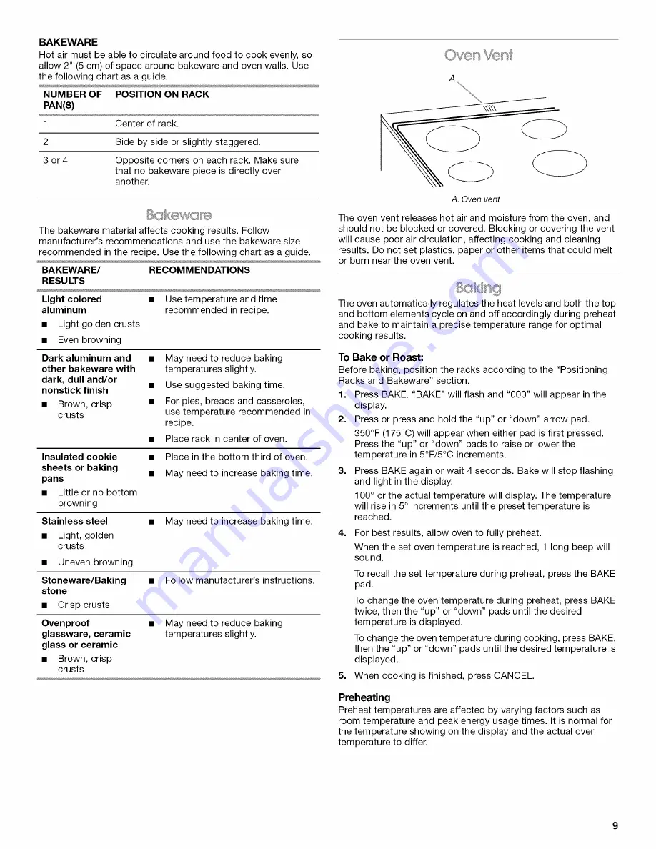 IKEA ISE630VS11 Use & Care Manual Download Page 9