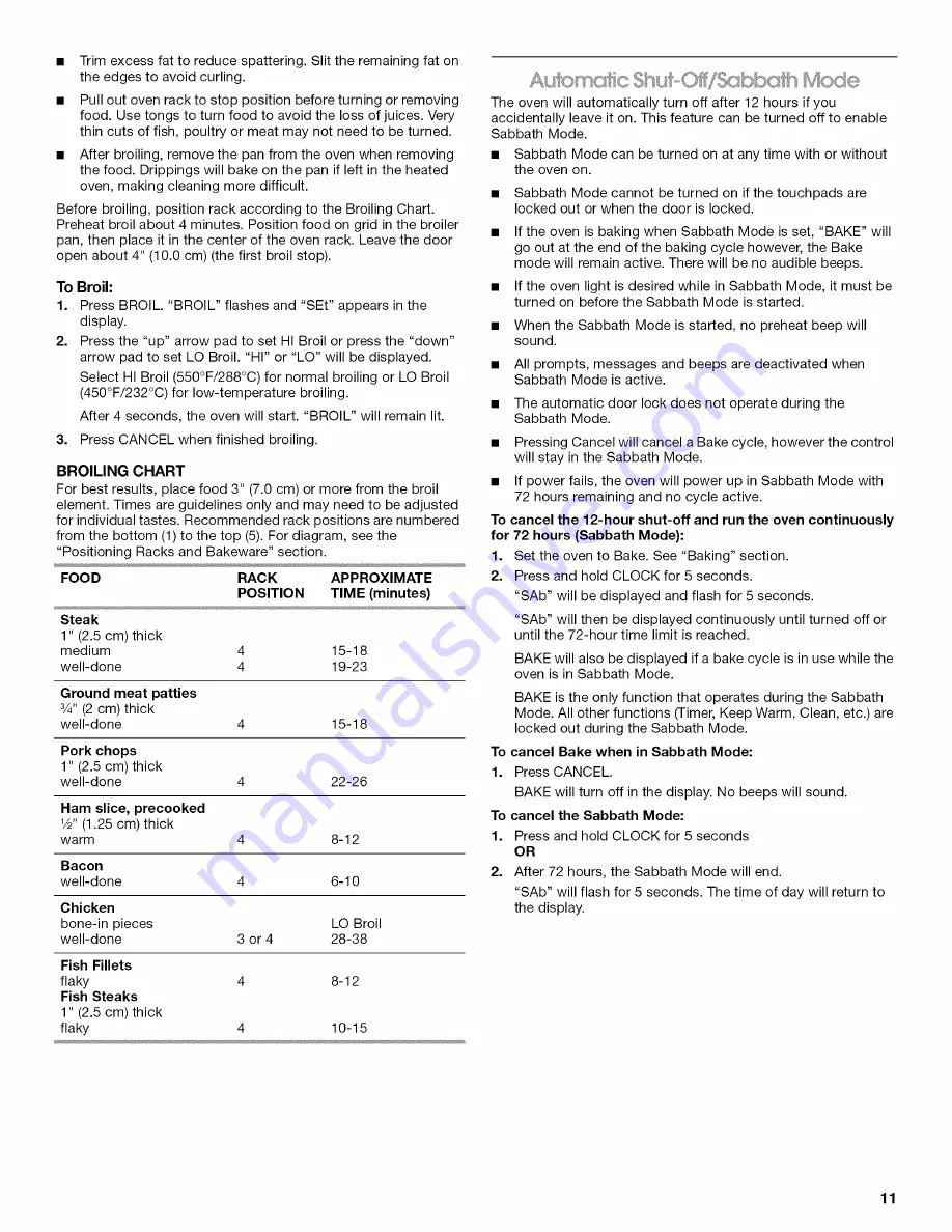 IKEA ISE630VS11 Use & Care Manual Download Page 11