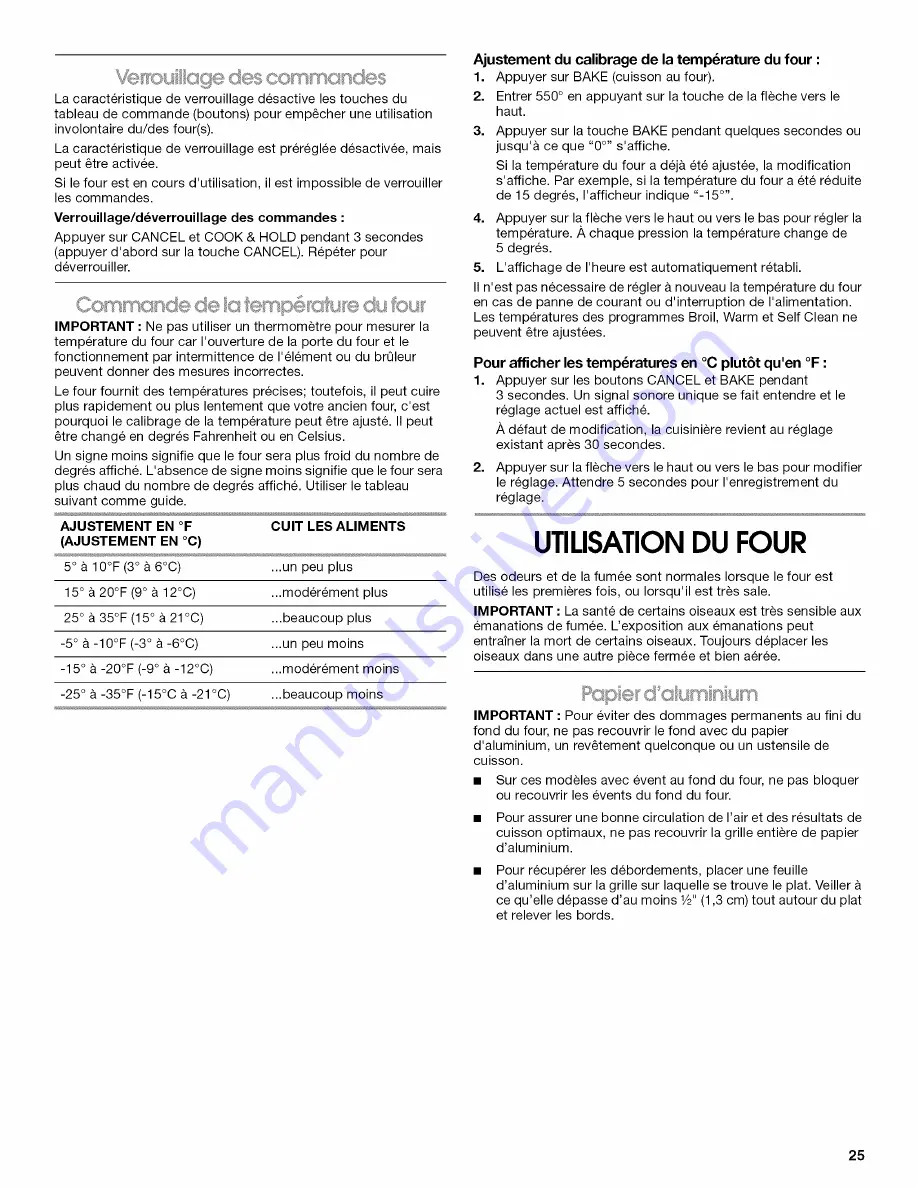 IKEA ISE630VS11 Use & Care Manual Download Page 25