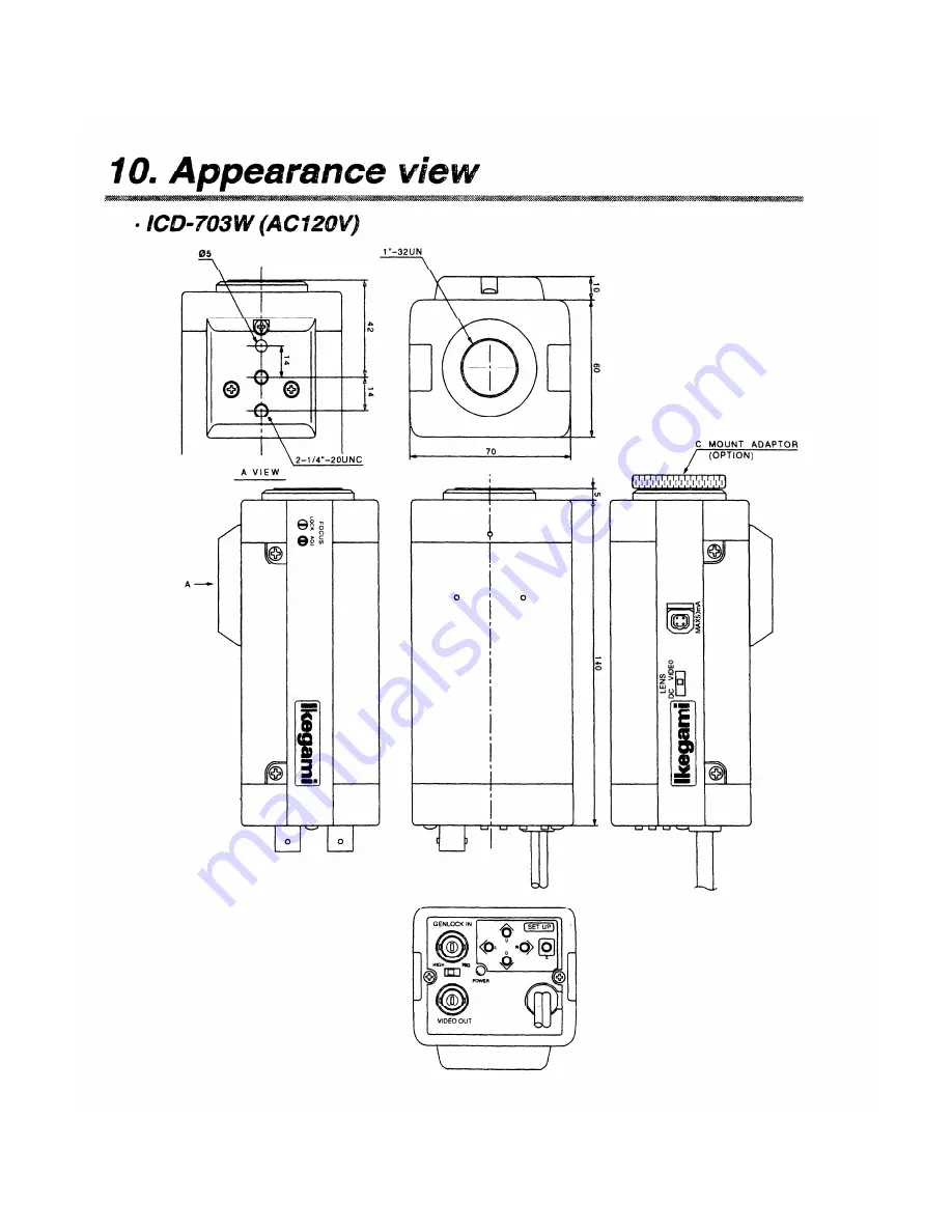 Ikegami ICD-703W Скачать руководство пользователя страница 40