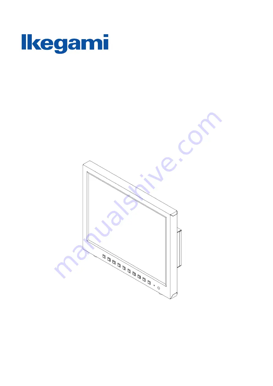 Ikegami LCM-171 Скачать руководство пользователя страница 1