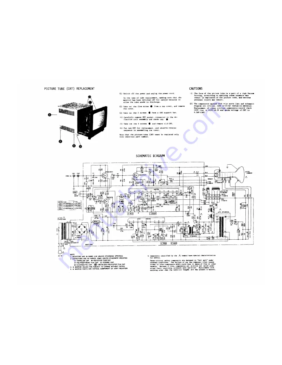 Ikegami PM-910A Operating Instructions & Service Manual Download Page 6