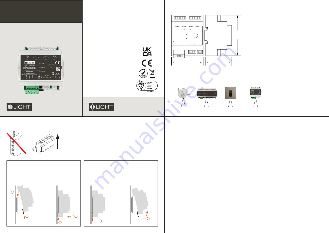 iLight SCMS0410 Installation Manual Download Page 1