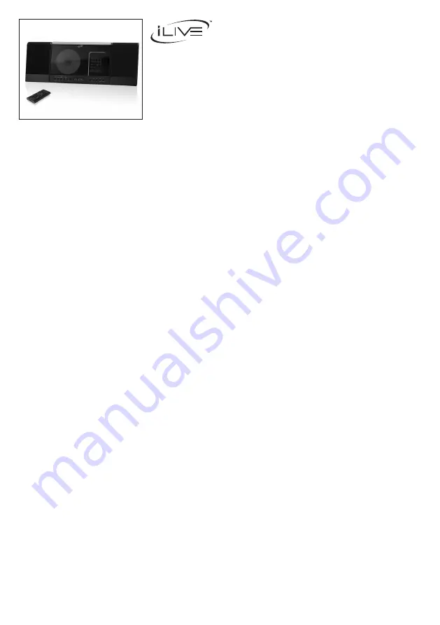 iLive 0915-0820-09 User Manual Download Page 1