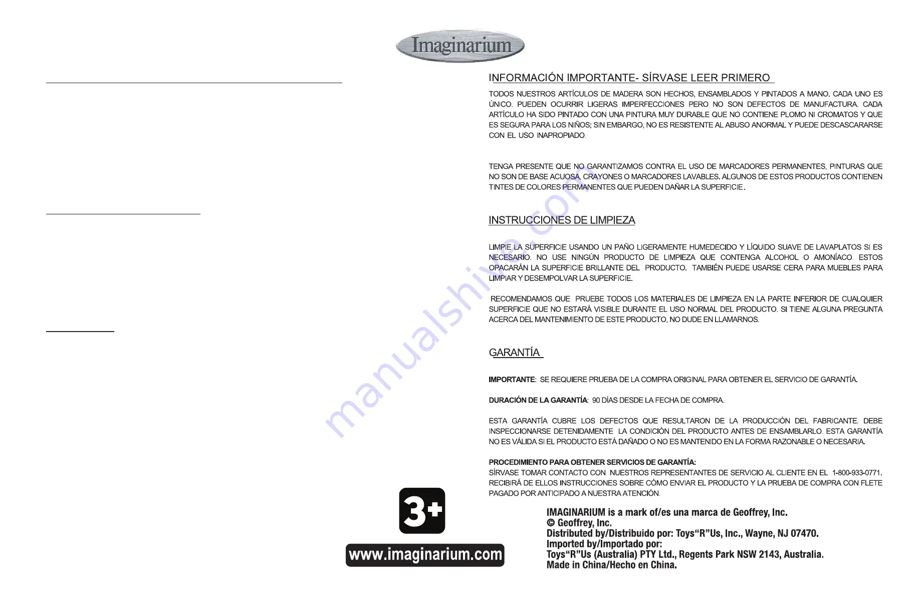 IMAGINARIUM Arch  17842 Assembly Instructions Download Page 3