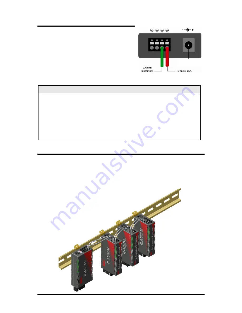 IMC Networks IE-MiniMc Operation Manual Download Page 7