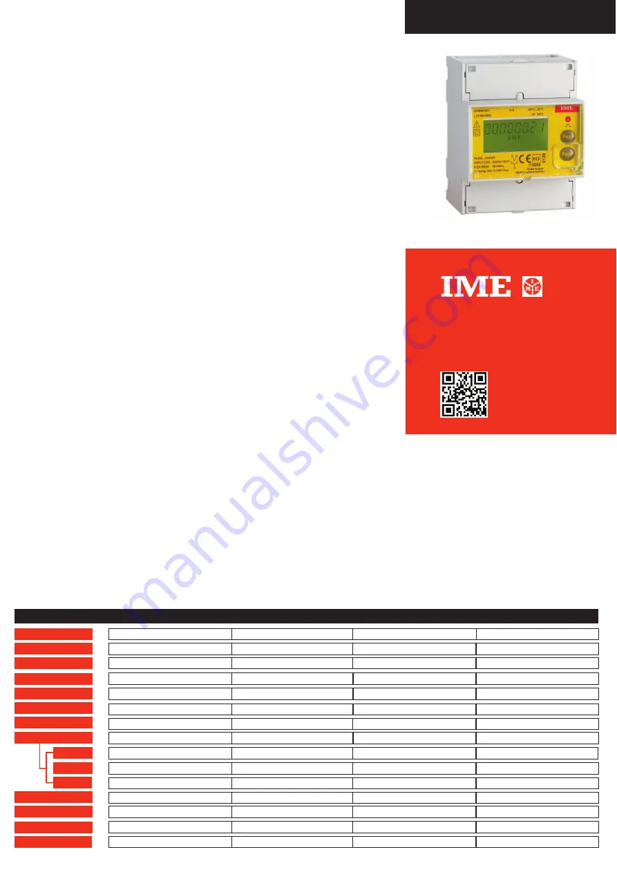 IME CE4DMID01 Скачать руководство пользователя страница 1