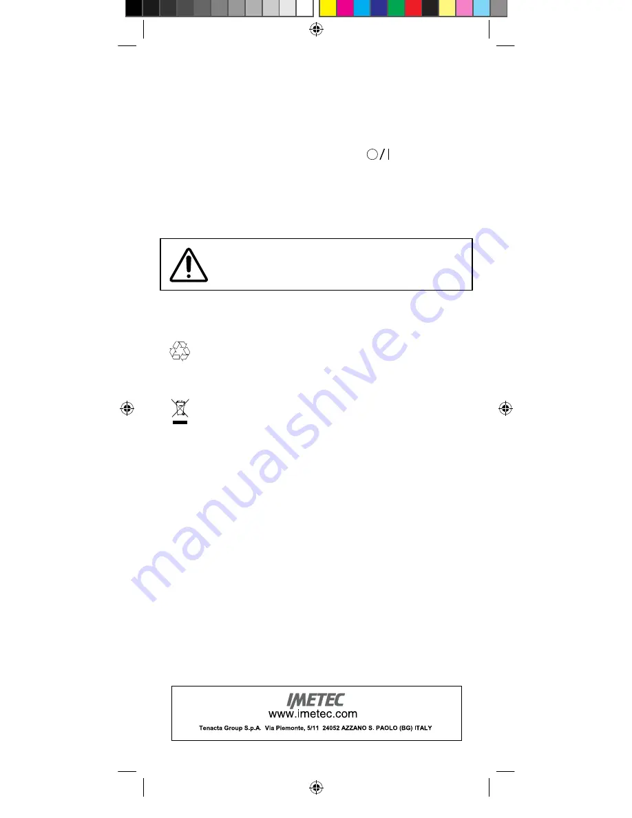 Imetec C8501 Скачать руководство пользователя страница 58