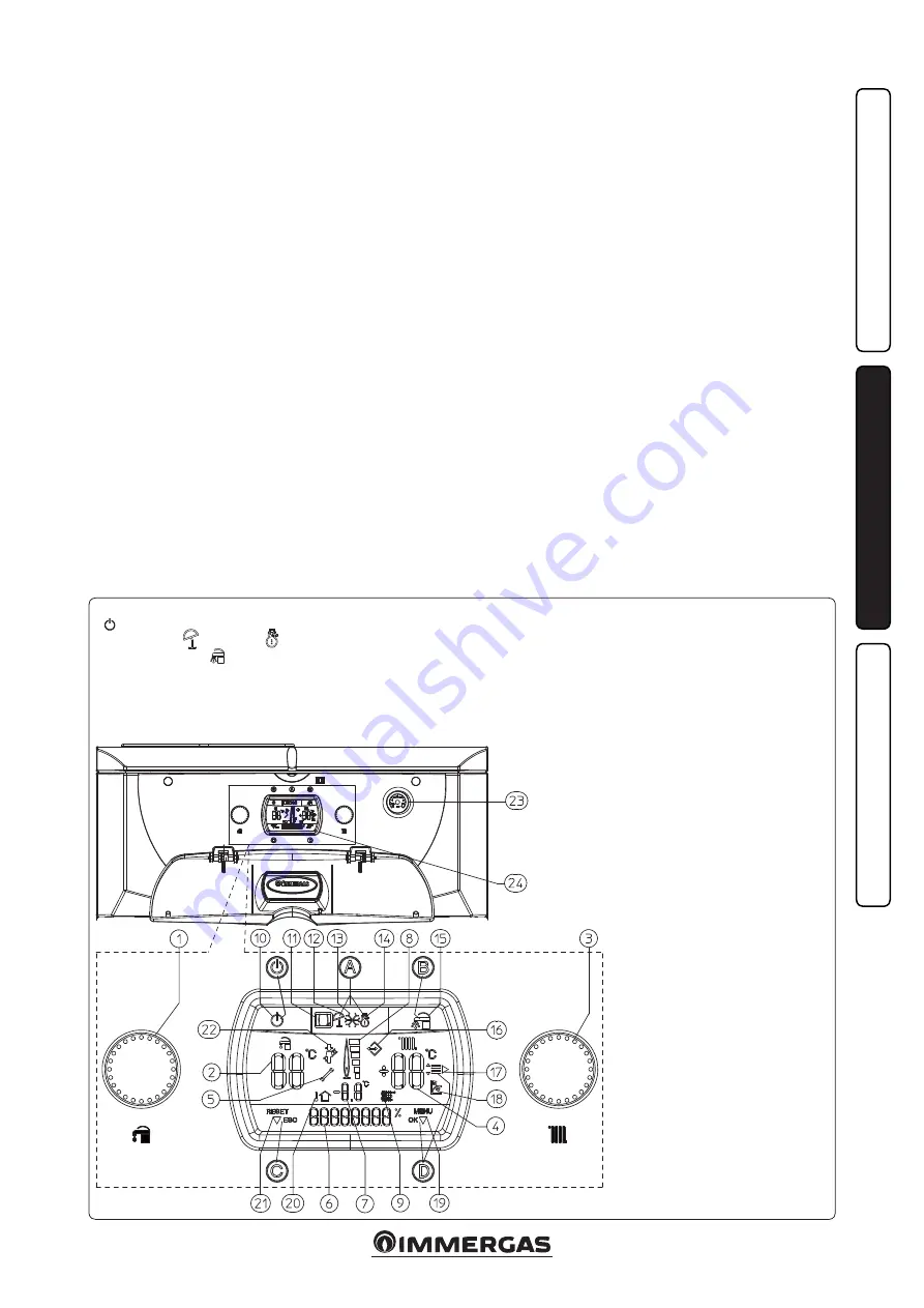 Immergas HERCULES SOLAR 26 2 ErP Instruction And Recommendation Booklet Download Page 25