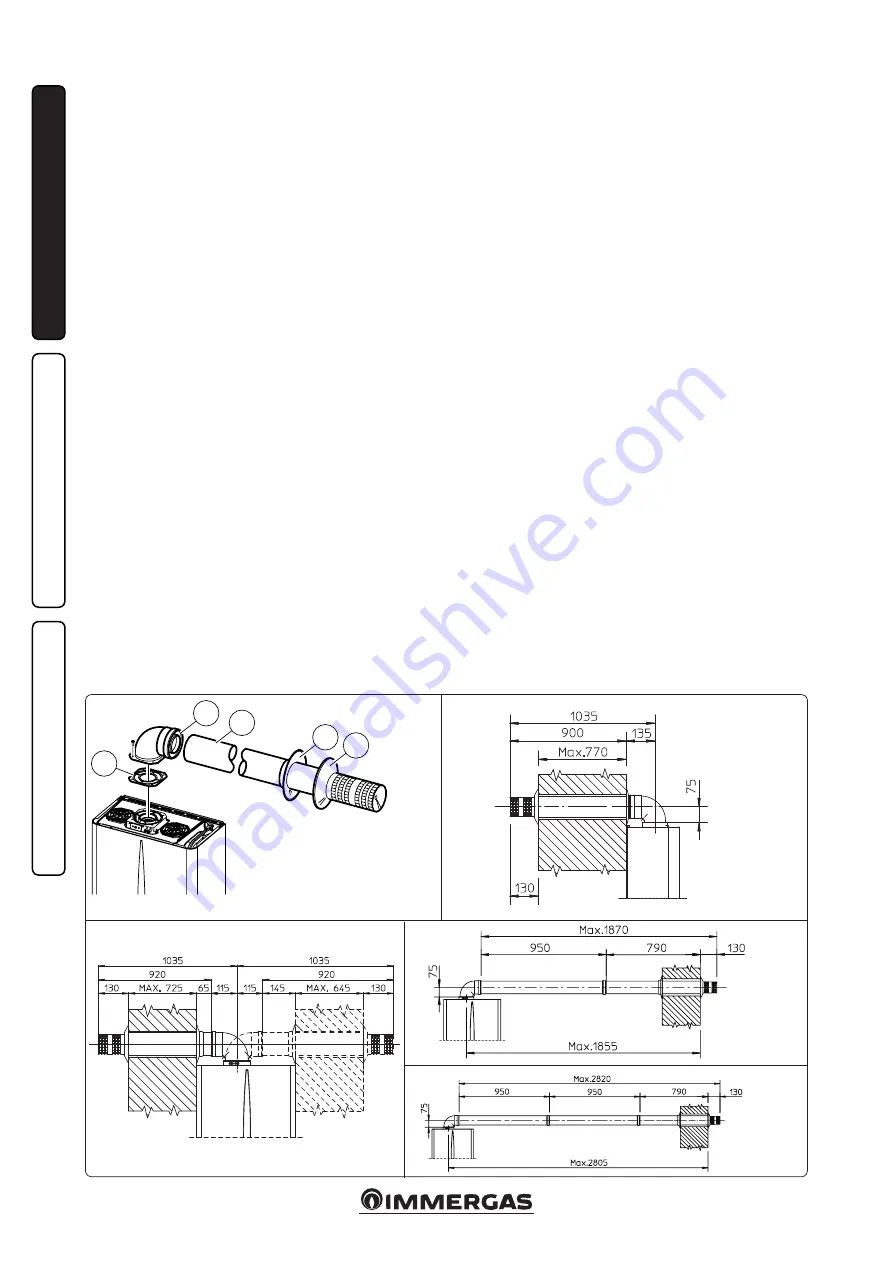 Immergas Mini Eolo 24 3 E Instruction And Warning Book Download Page 12