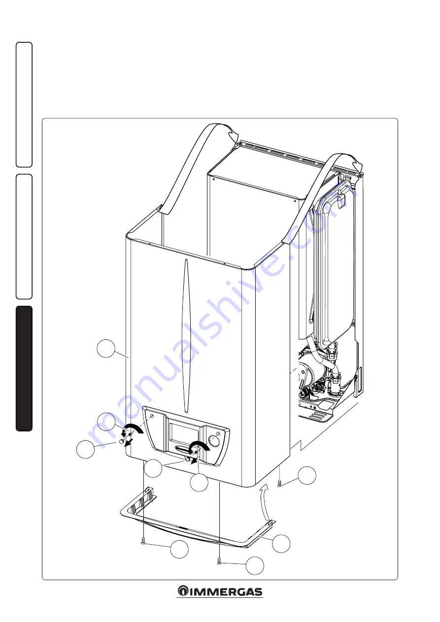 Immergas NIKE STAR 24 Instruction And Warning Book Download Page 22