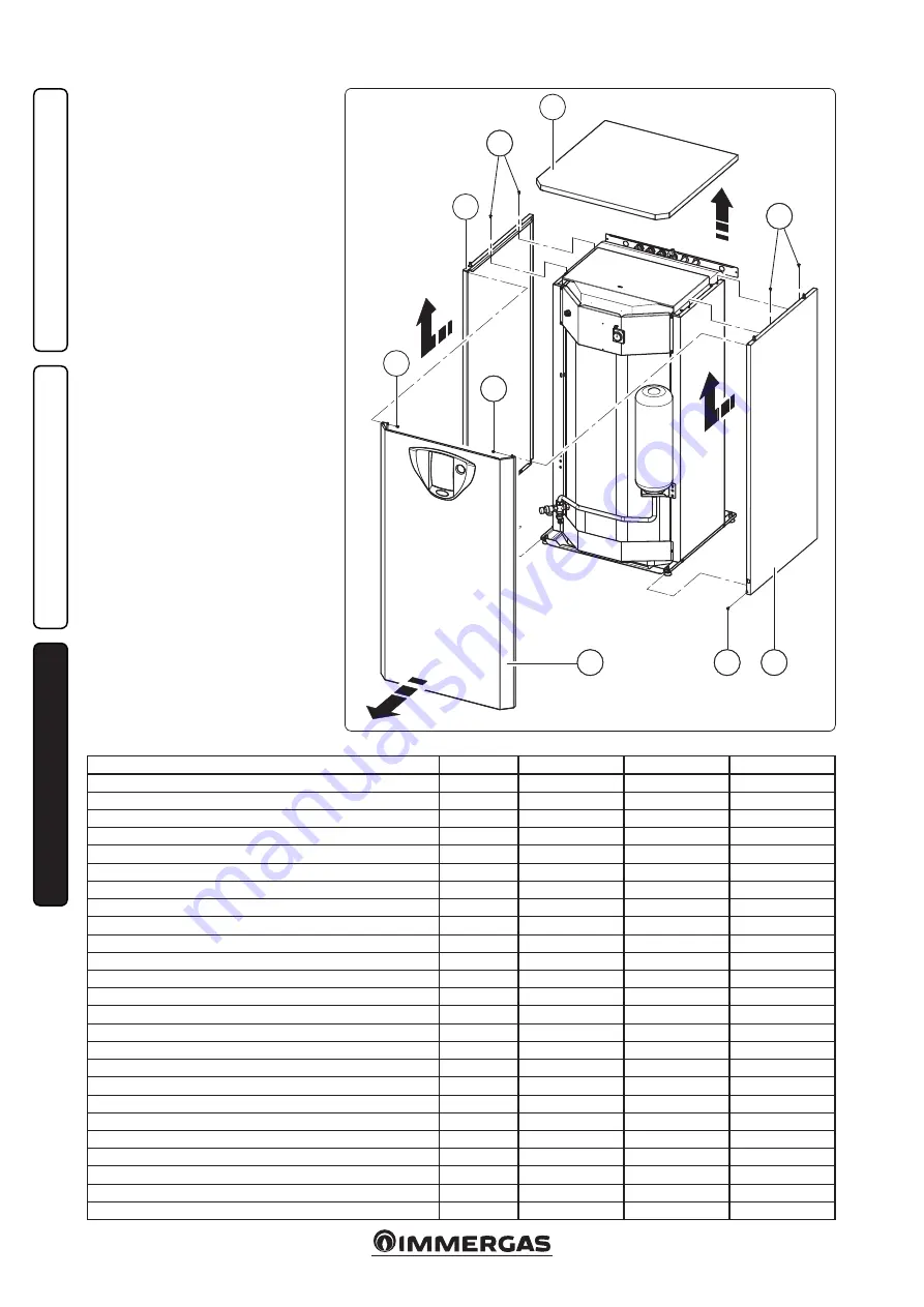 Immergas UB INOX 120 V2 Скачать руководство пользователя страница 12