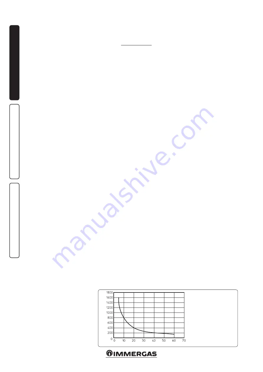 Immergas VICTRIX 20X TT 1E Instruction And Warning Book Download Page 18