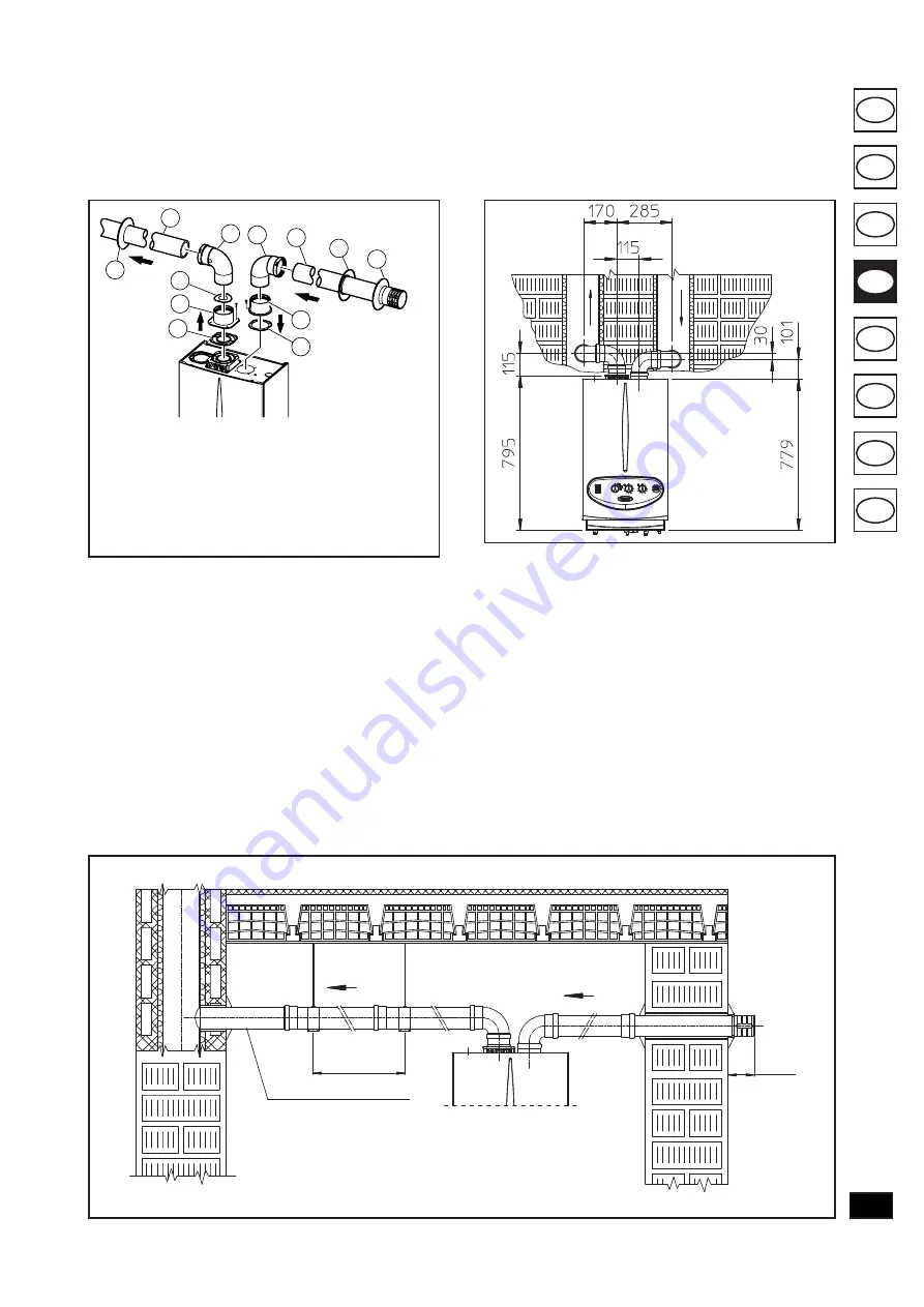 Immergas VICTRIX 24 kW X Instruction Booklet And Warning Download Page 91