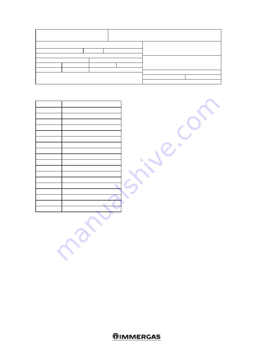 Immergas VICTRIX EXA 24 X 1 ErP Instruction And Recommendation Booklet Download Page 34