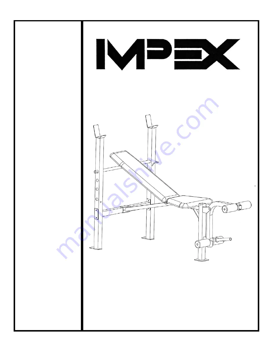 Impex MARCY MWB-209 Скачать руководство пользователя страница 1