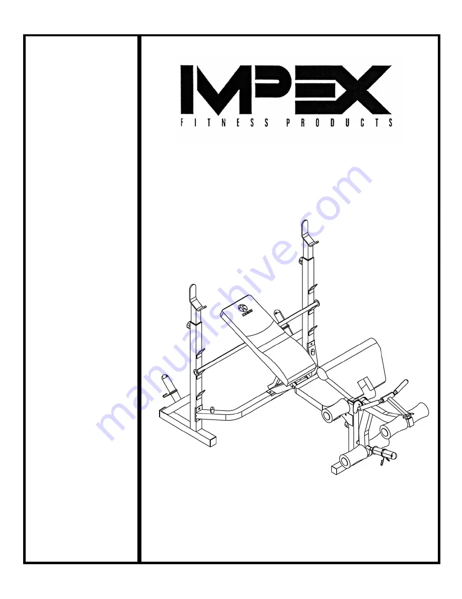 Impex MARCY MWB-855 Скачать руководство пользователя страница 1