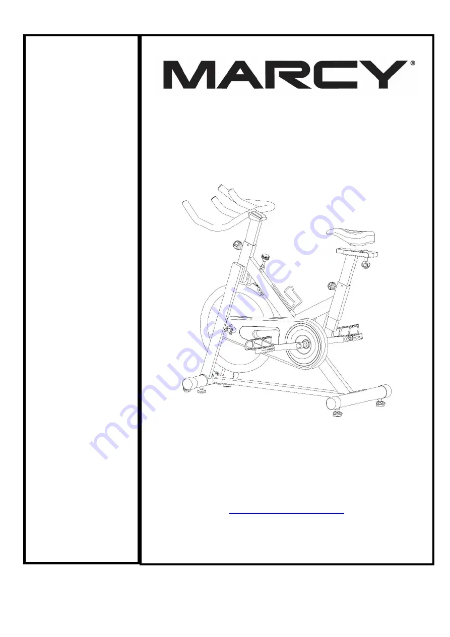 Impex MARCY XJ-5801 Owner'S Manual Download Page 1