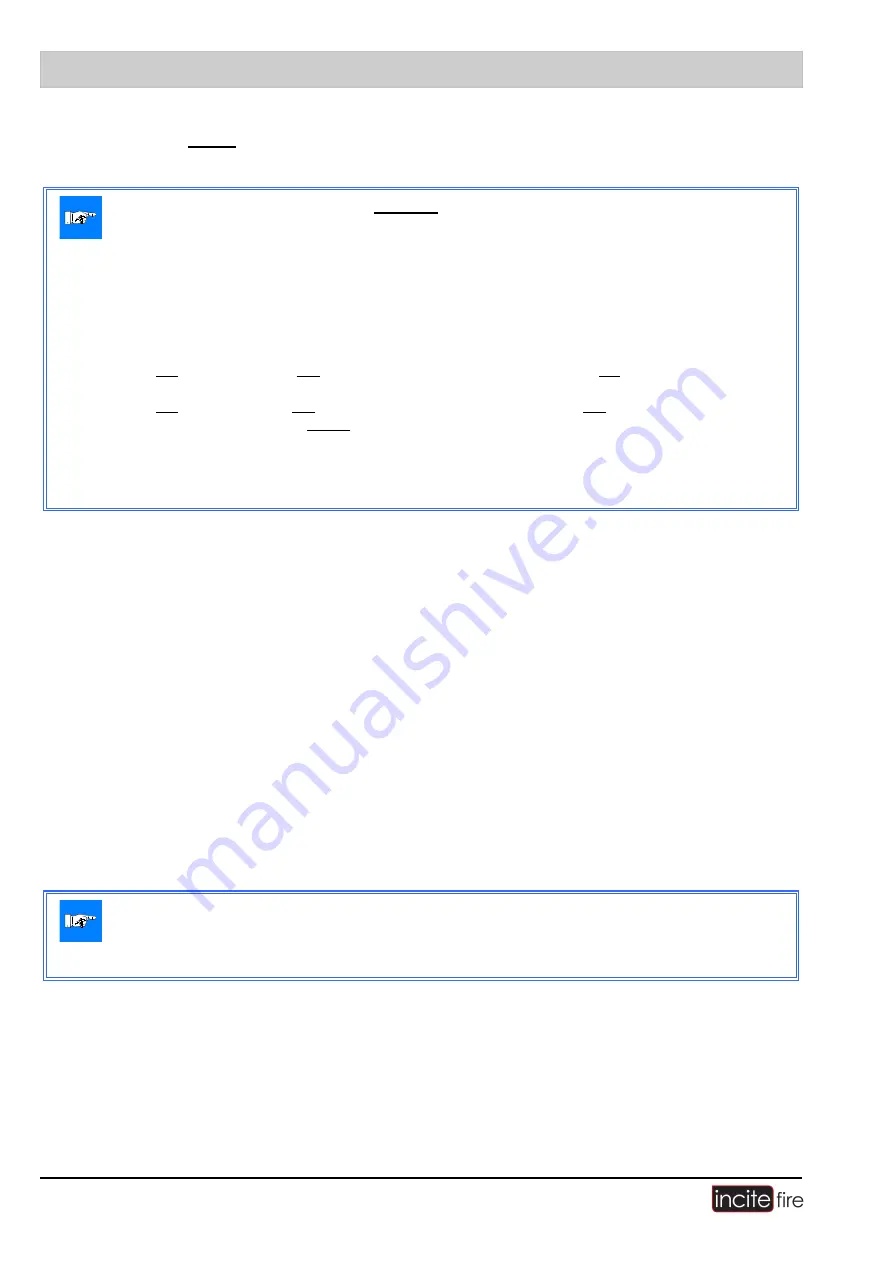 Incite Fire ASD 532 Operating Manual Download Page 38