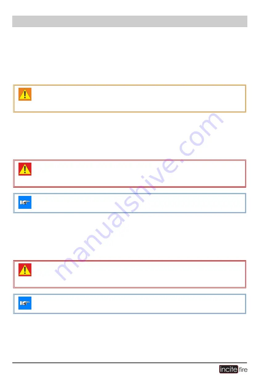 Incite Fire ASD 532 Operating Manual Download Page 60