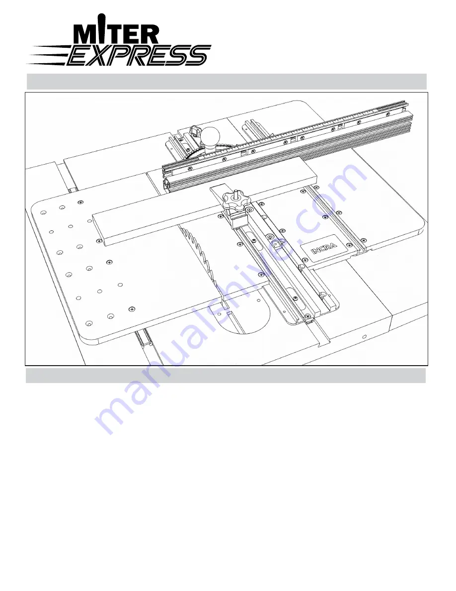 Incra Miter Express Скачать руководство пользователя страница 1