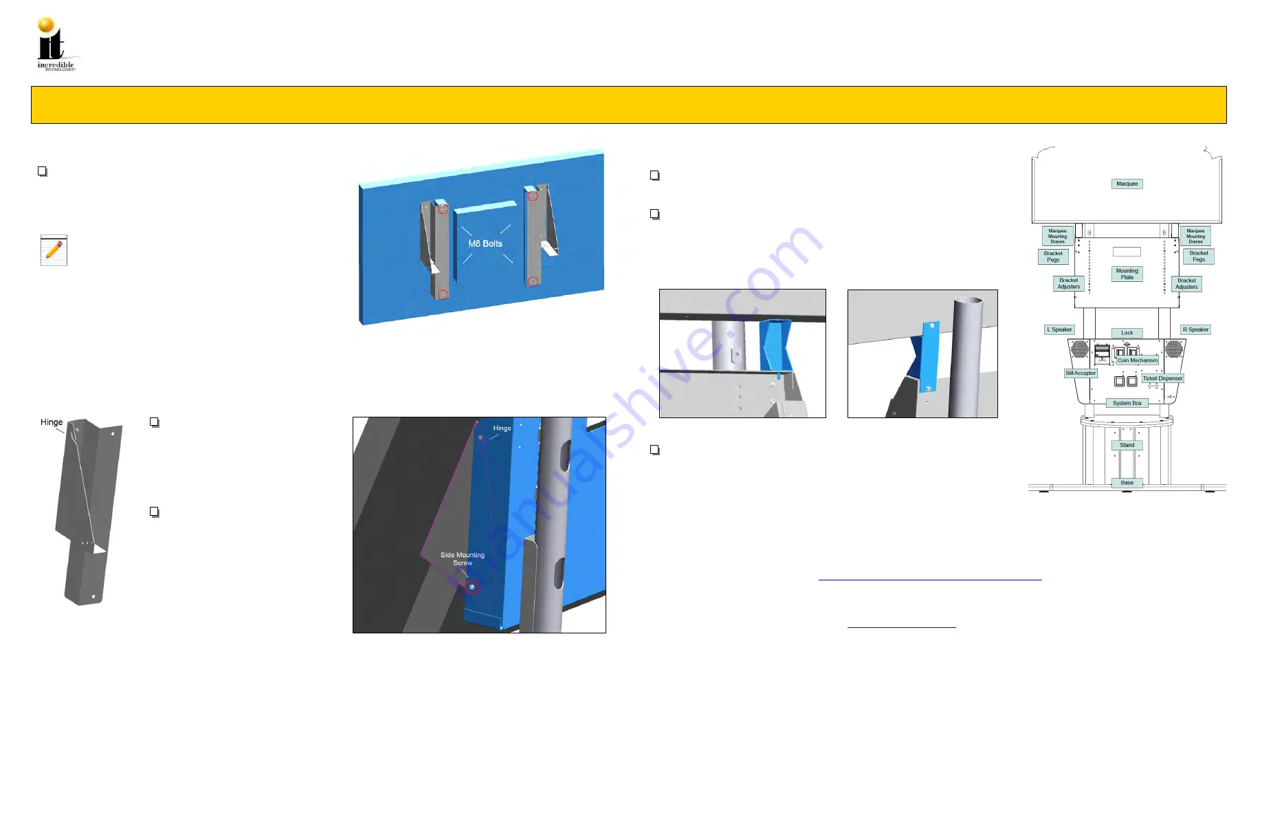 Incredible Technologies LoonyTIX Install Manual Download Page 20