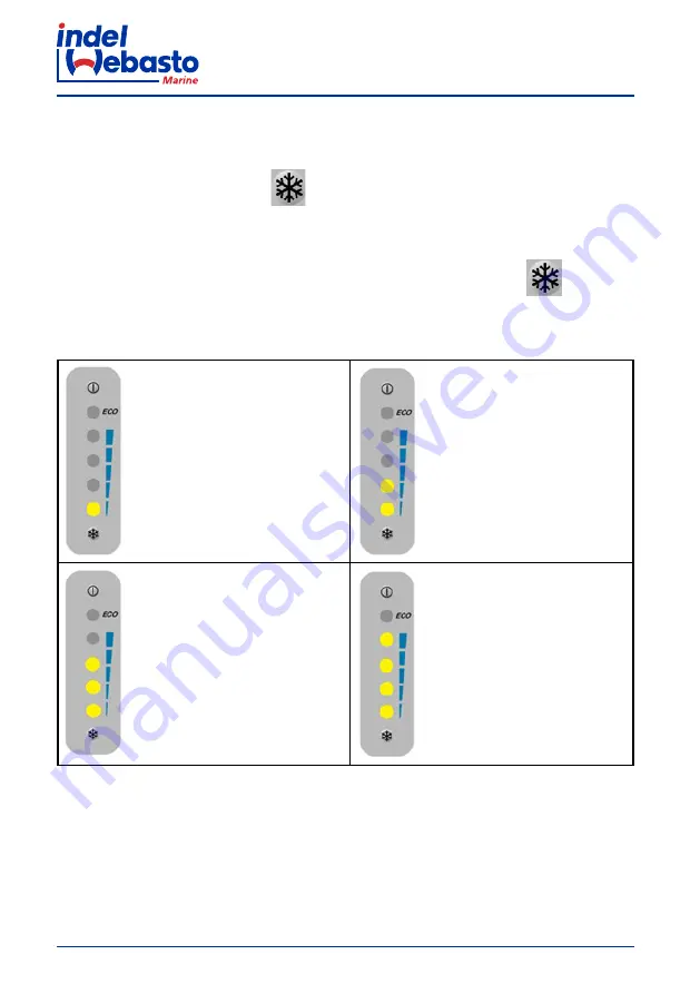 Indel Webasto Marine FR115EL Installation And Usage Instructions Download Page 14