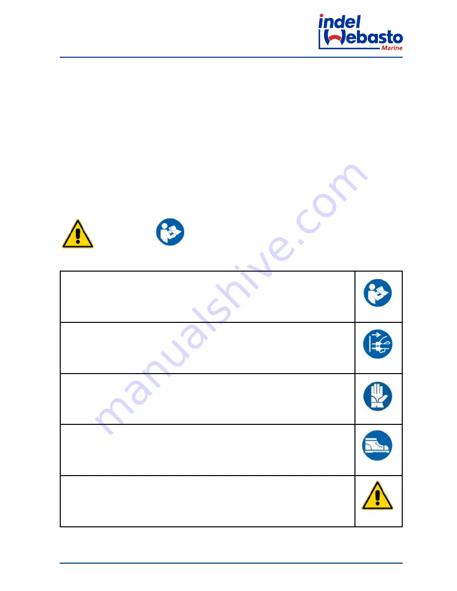 Indel Webasto isotherm 101N0212 Instruction Manual Download Page 9