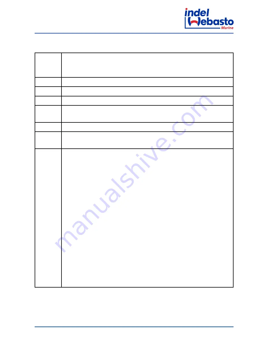 Indel Webasto isotherm 101N0212 Скачать руководство пользователя страница 73