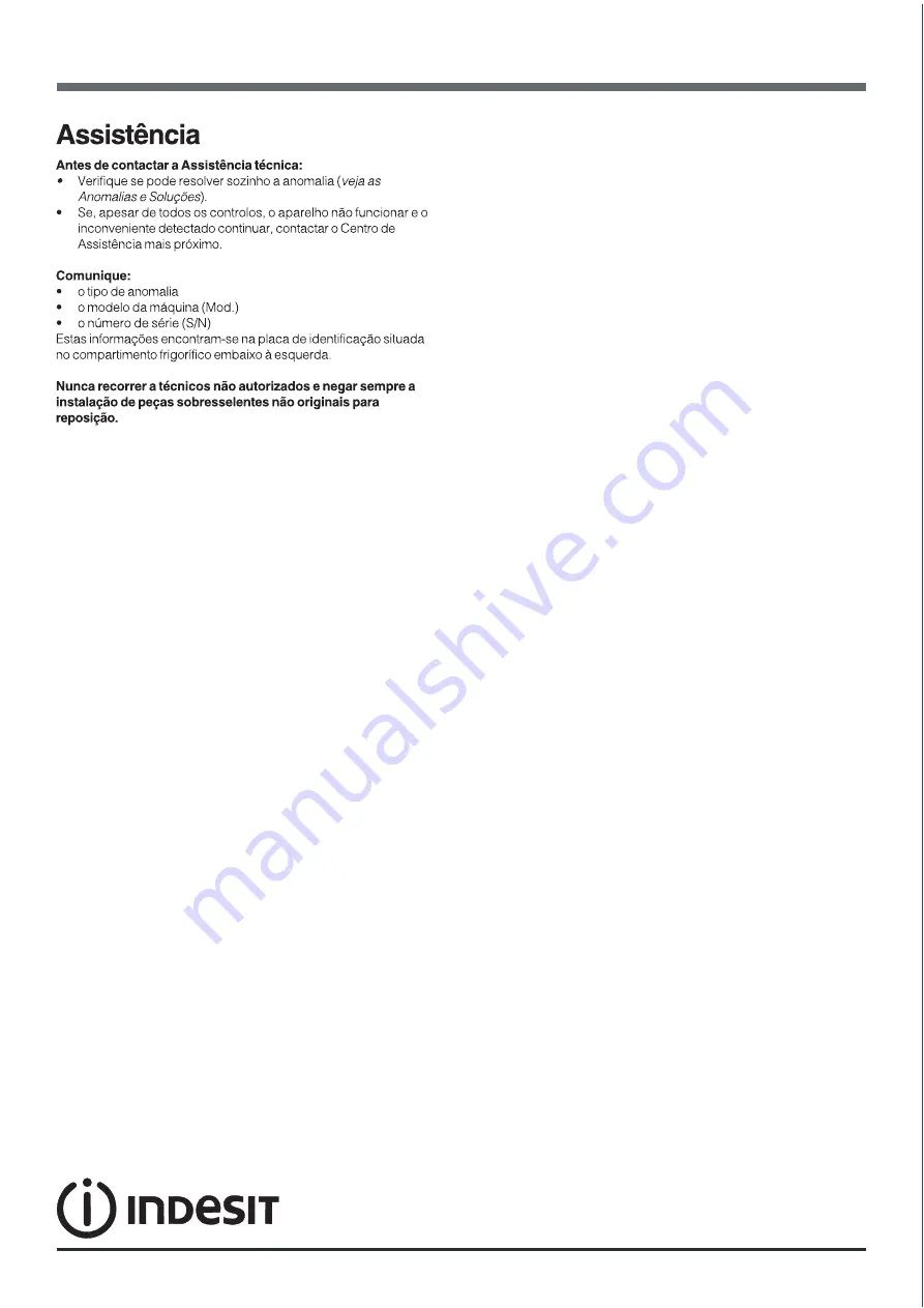 Indesit CTAA 55 NF UK Manual Download Page 137