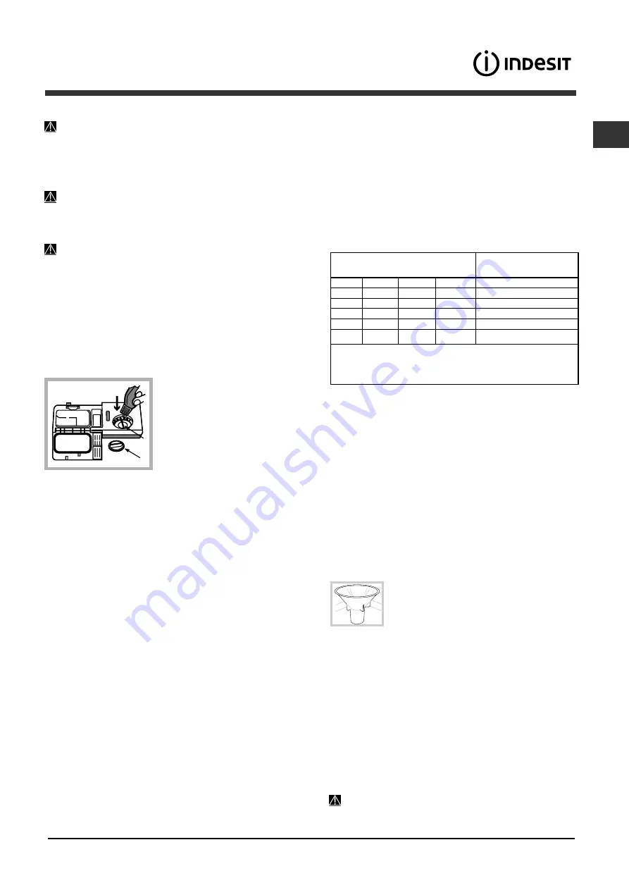 Indesit DFP 2727 Operating Instructions Manual Download Page 23