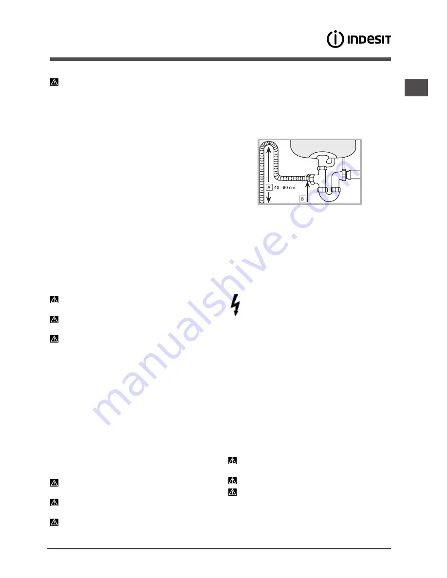 Indesit DIF 16B1 Operating Instructions Manual Download Page 5