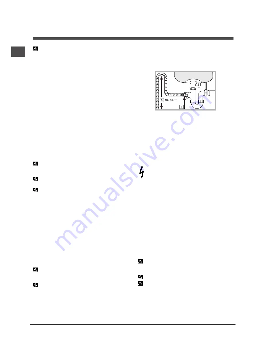 Indesit DIF 16B1 Operating Instructions Manual Download Page 18