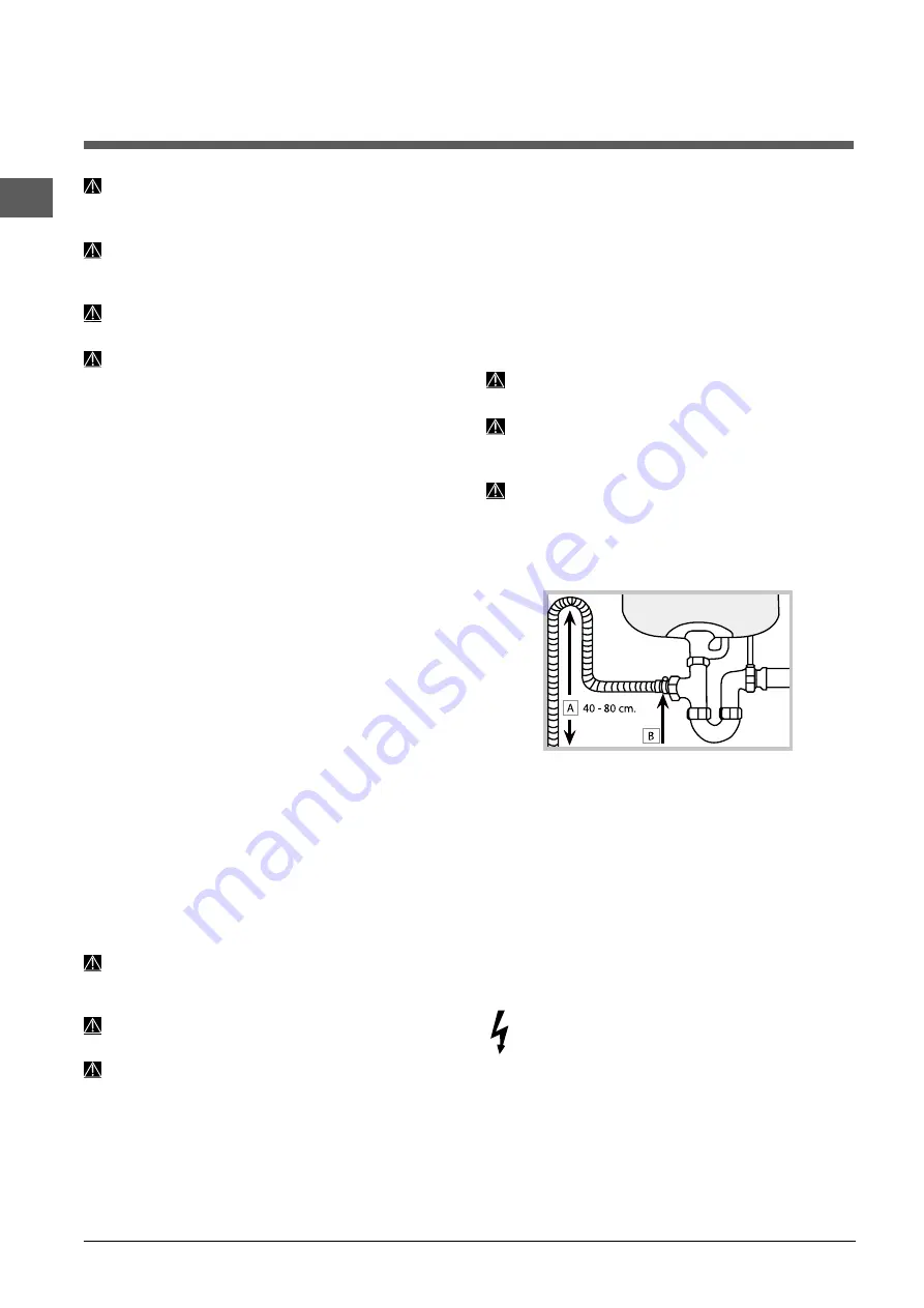 Indesit DIFP 48 Operating Instructions Manual Download Page 24