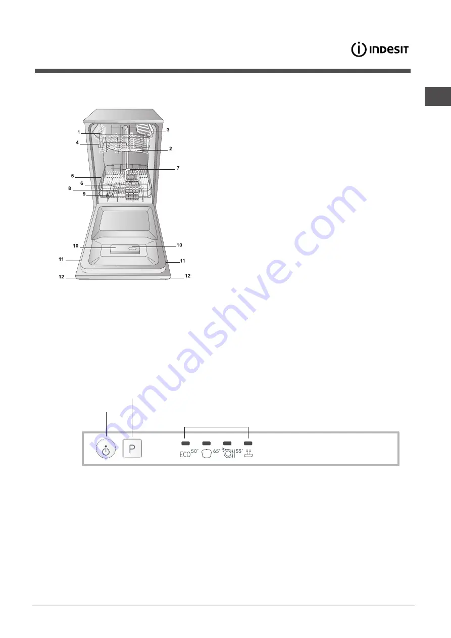 Indesit DISR 14B1 Operating Instructions Manual Download Page 7