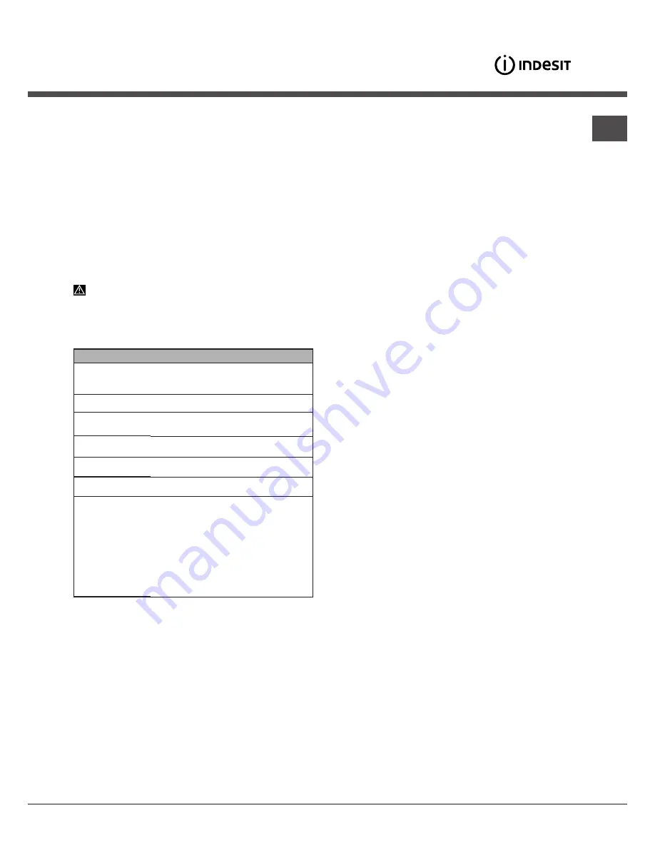 Indesit DISR 57M17 Operating Instructions Manual Download Page 11