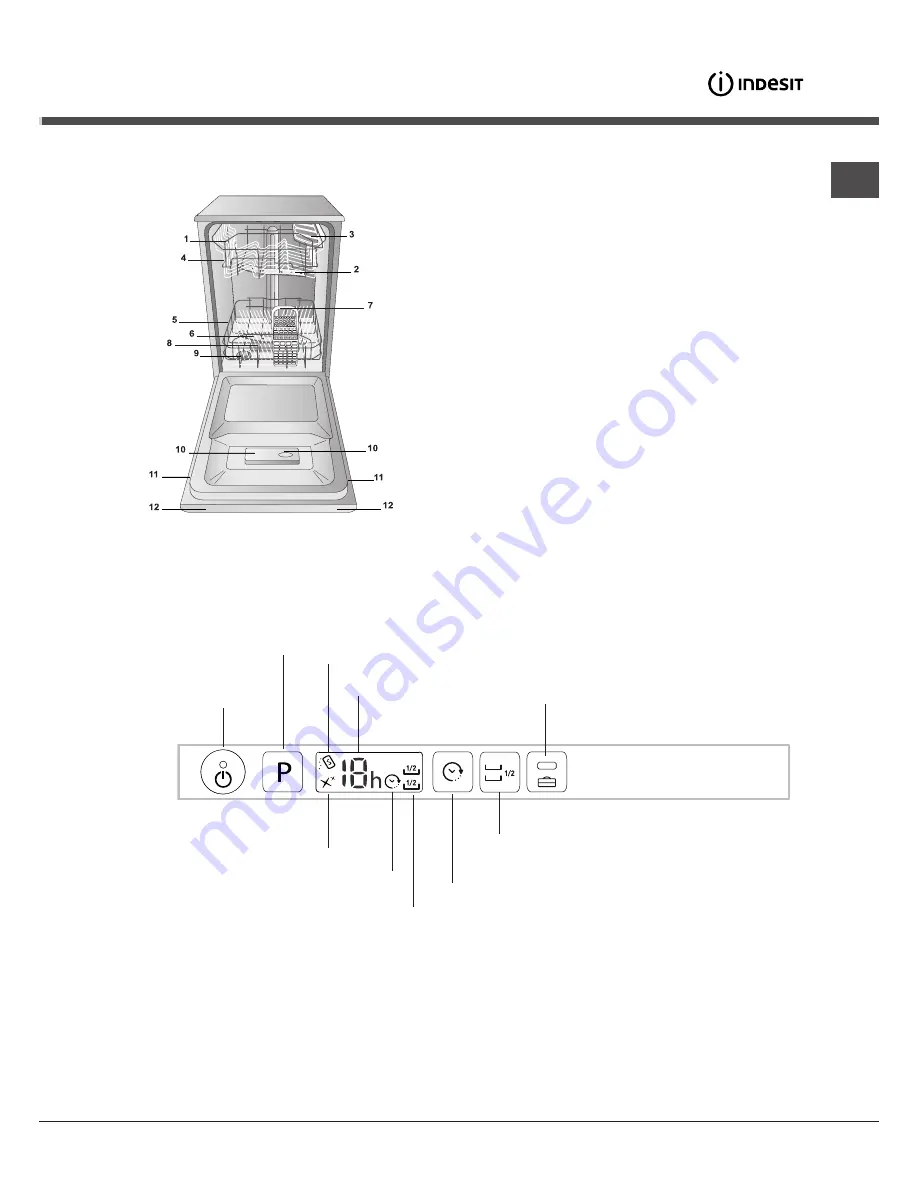 Indesit DISR 57M17 Operating Instructions Manual Download Page 45