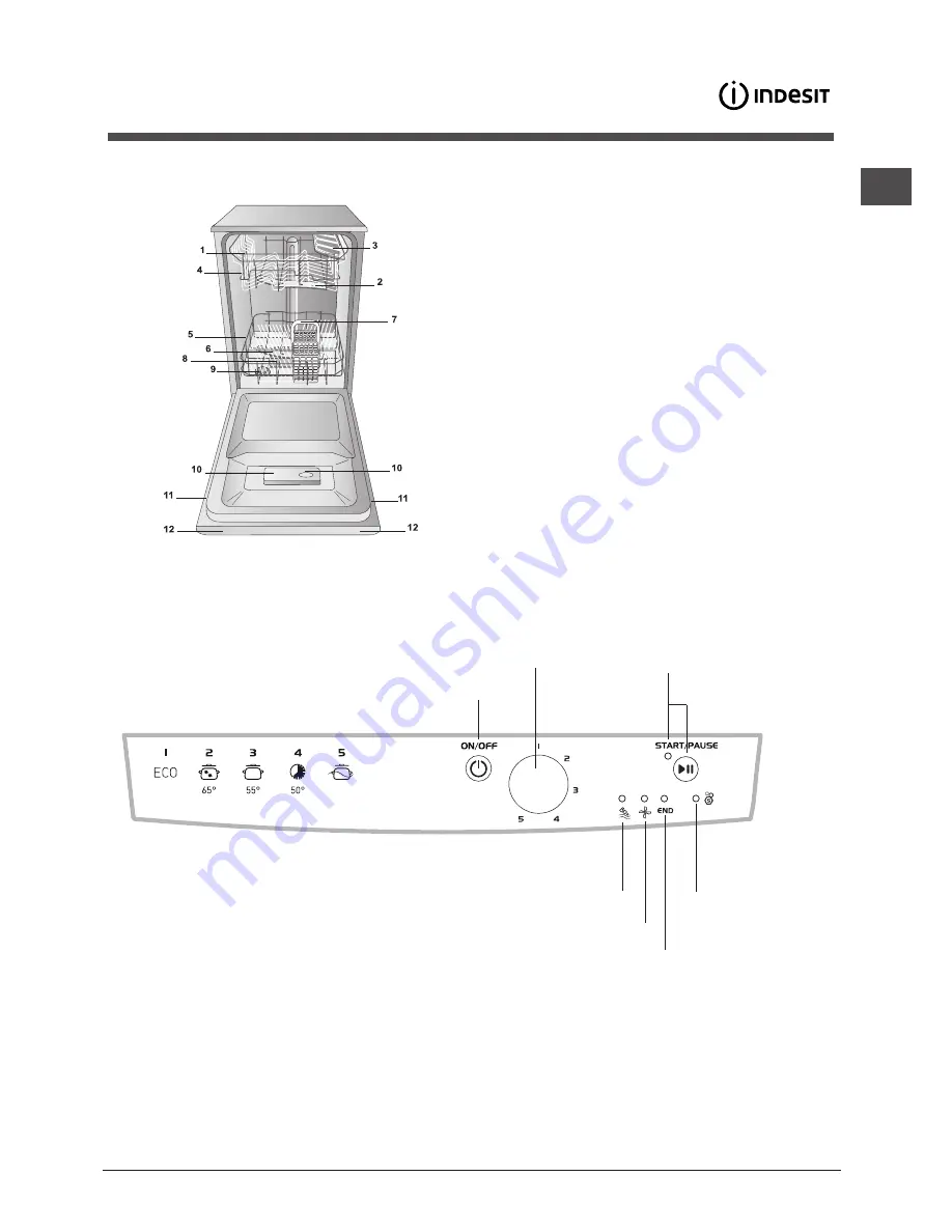 Indesit DSR 15B Operating Instructions Manual Download Page 9