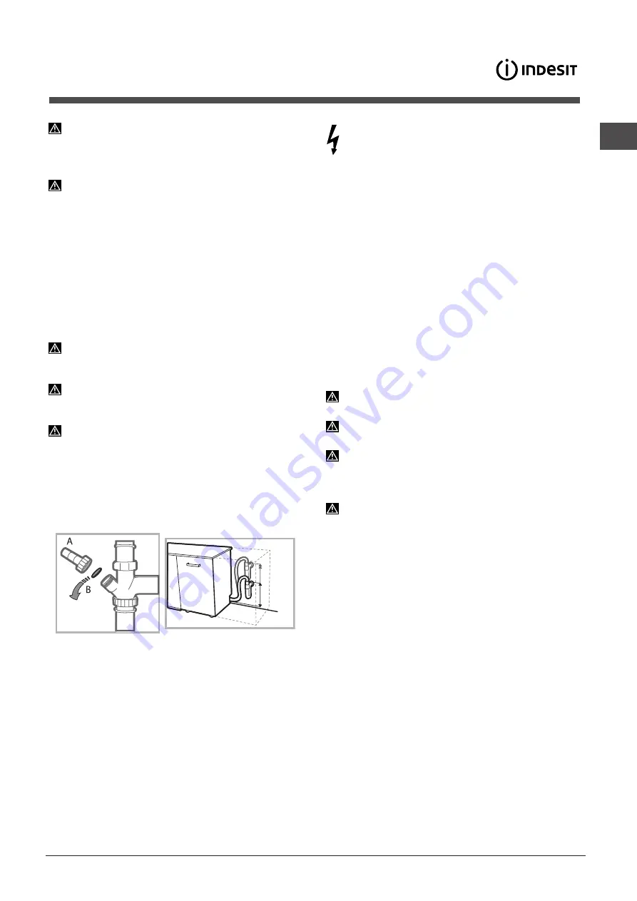 Indesit DSR 15B3 Operating Instructions Manual Download Page 29