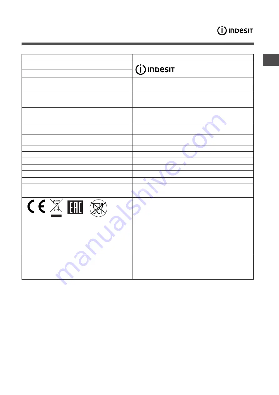 Indesit DSR 15B3 Operating Instructions Manual Download Page 31