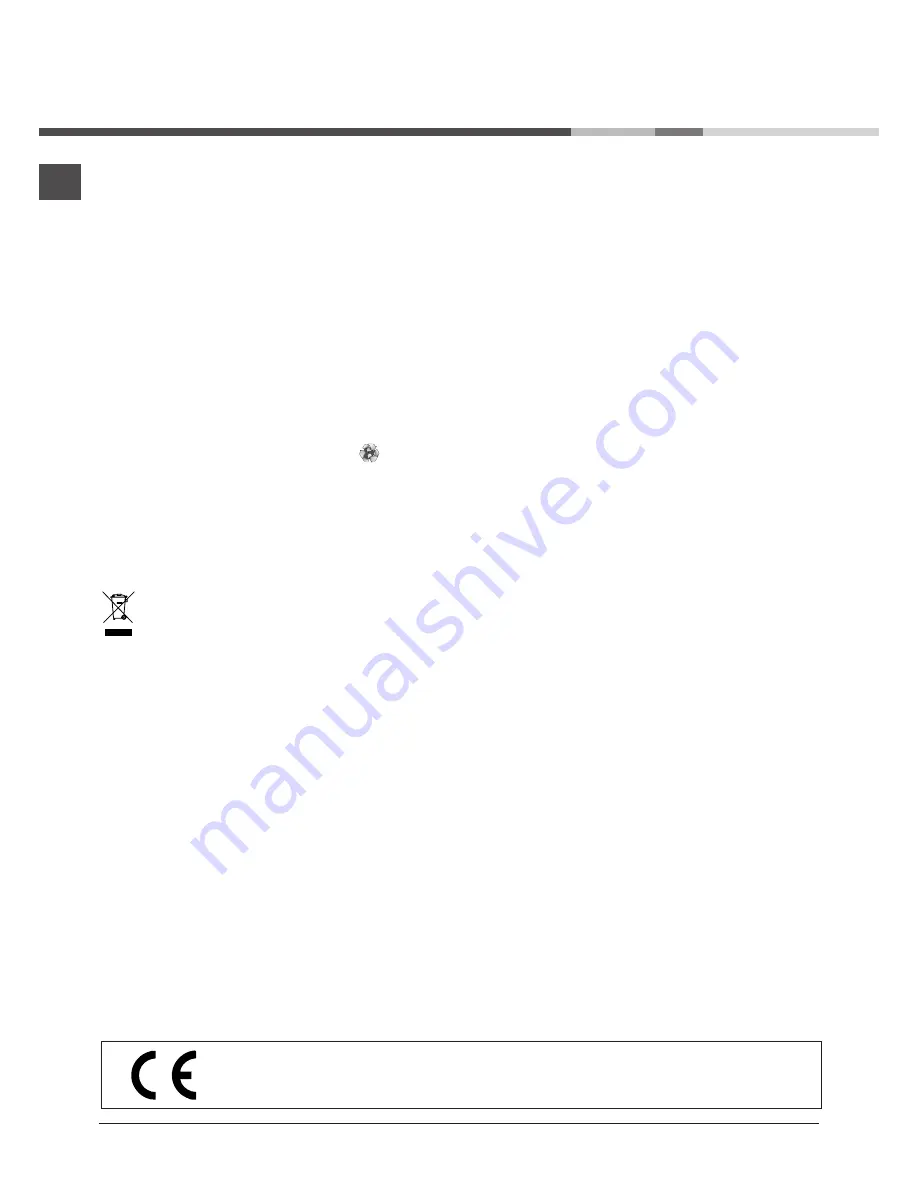 Indesit EDCE G45 B H Instruction Manual Download Page 48