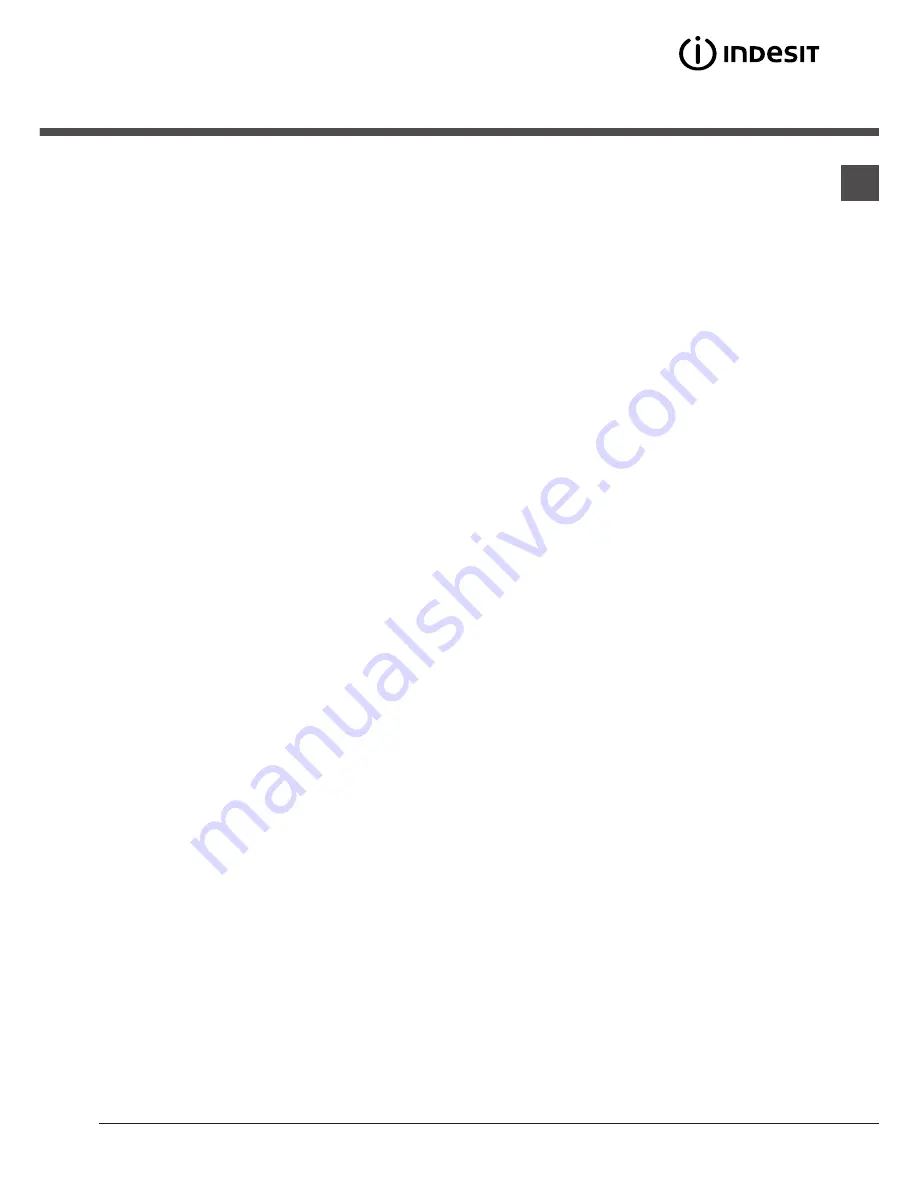 Indesit IDCE 8450 B H Instruction Manual Download Page 17