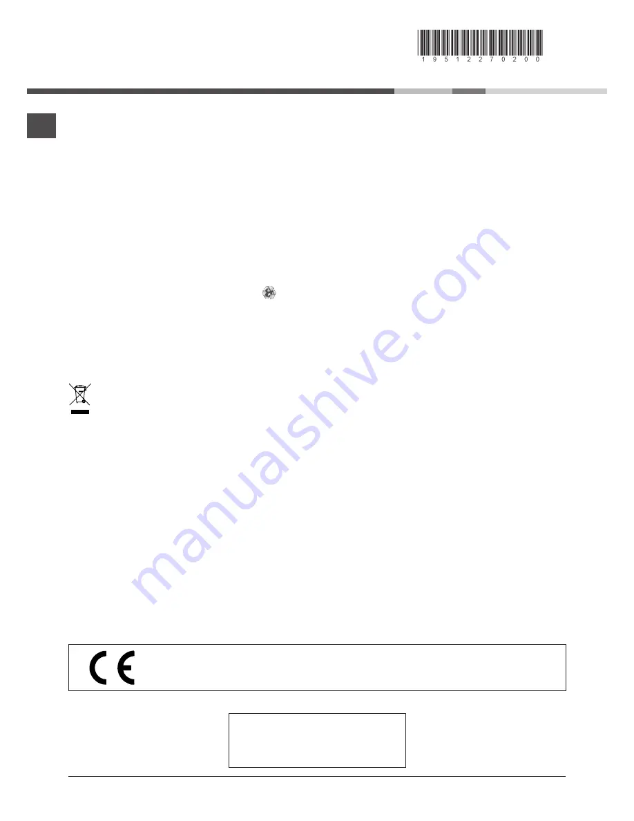 Indesit IDCL 75 B H Instruction Manual Download Page 48