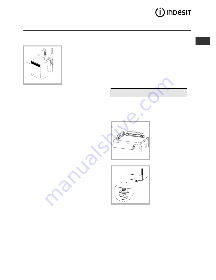 Indesit IS60V Instruction Booklet Download Page 3